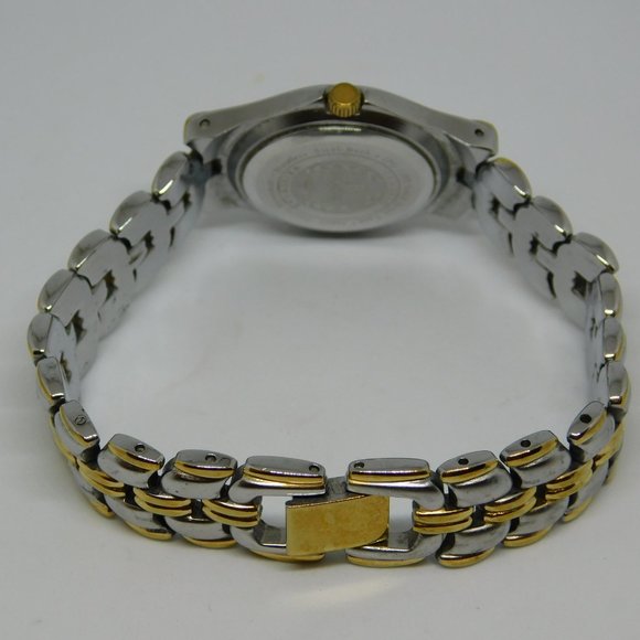 Berenger Classic Two Tone Quartz Analog Women's Watch Sz. 6 1/4" New Battery - Picture 8 of 10